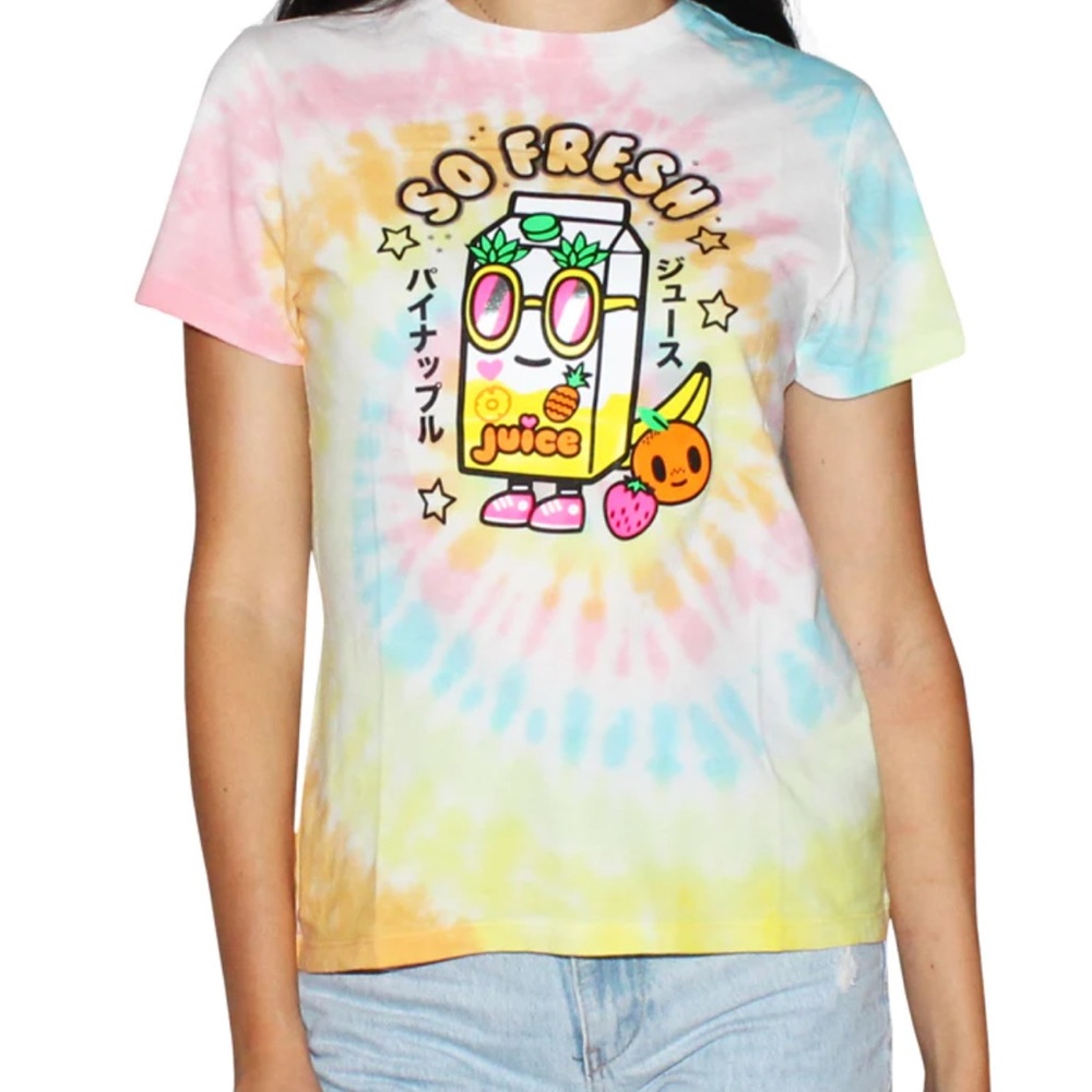 NWT Tokidoki -Con So Fresh Tee - Various Sizes Pastel Tie Dye